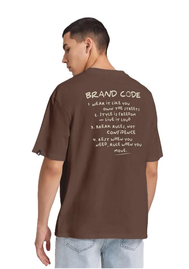 REMERA M/C OVER BRAND CODE