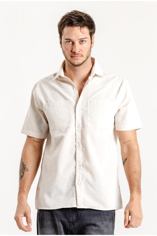 CAMISA M/C LINEN
