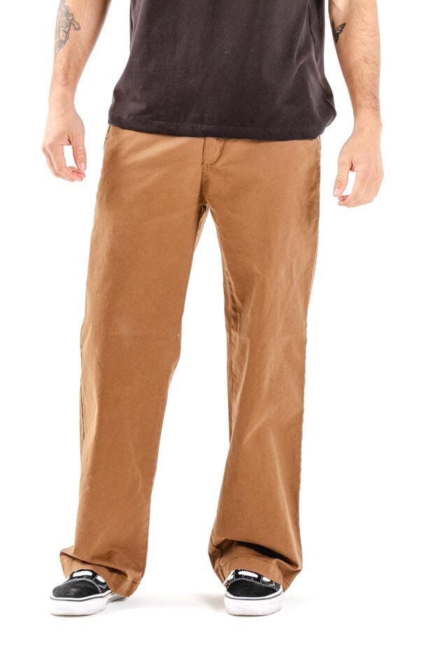 PANTALON BARREL GABARDINA